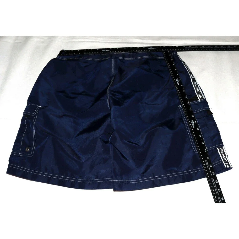 Pelagic Hook Up Men's Fishing Performance Outdoor Nylon Board Shorts Size 38